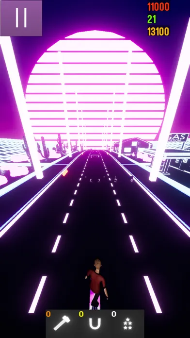 Captures d'écran de Vaporwave Skateboarding
